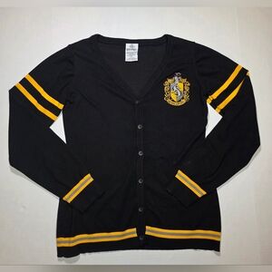 Harry Potter Hufflepuff Cardigan Sweater Large Wizarding World Hogwarts Cosplay